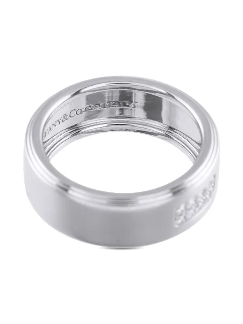 Tiffany & Co. 18K white gold diamond ring