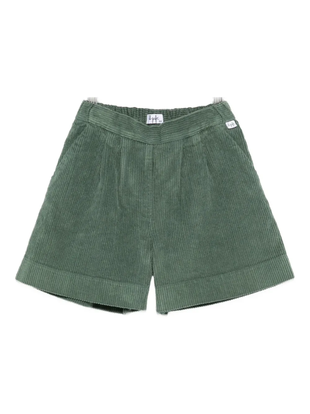 Il Gufo Corduroy Shorts In Green