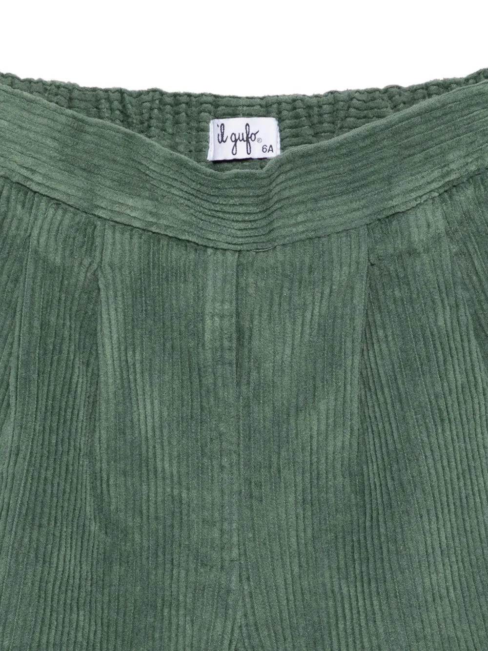 Il Gufo Corduroy Shorts In Green