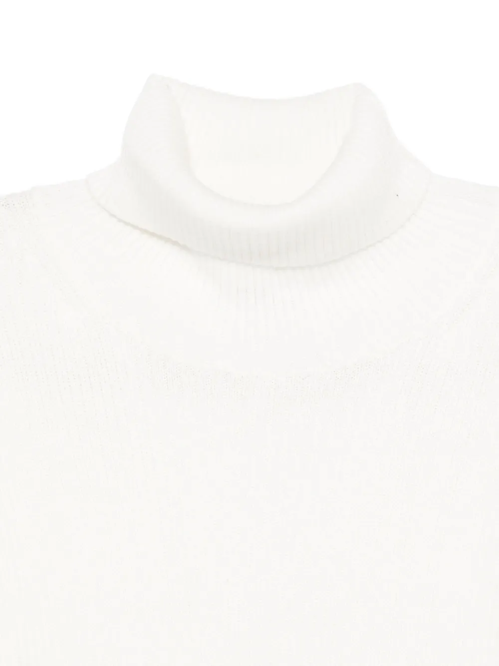 Il Gufo Ribgebreide trui Wit