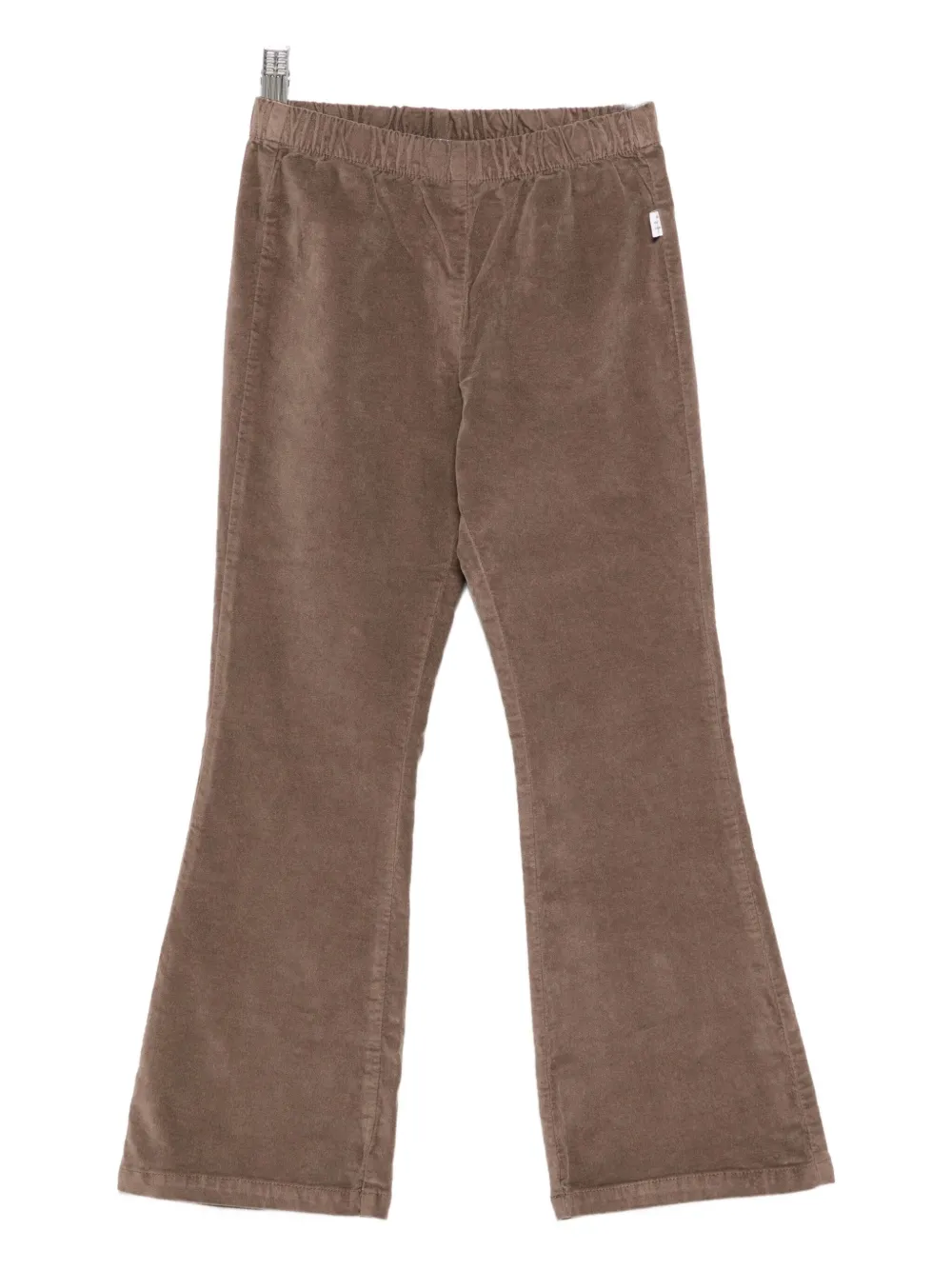 Il Gufo Elasticated Corduroy Trousers In Brown