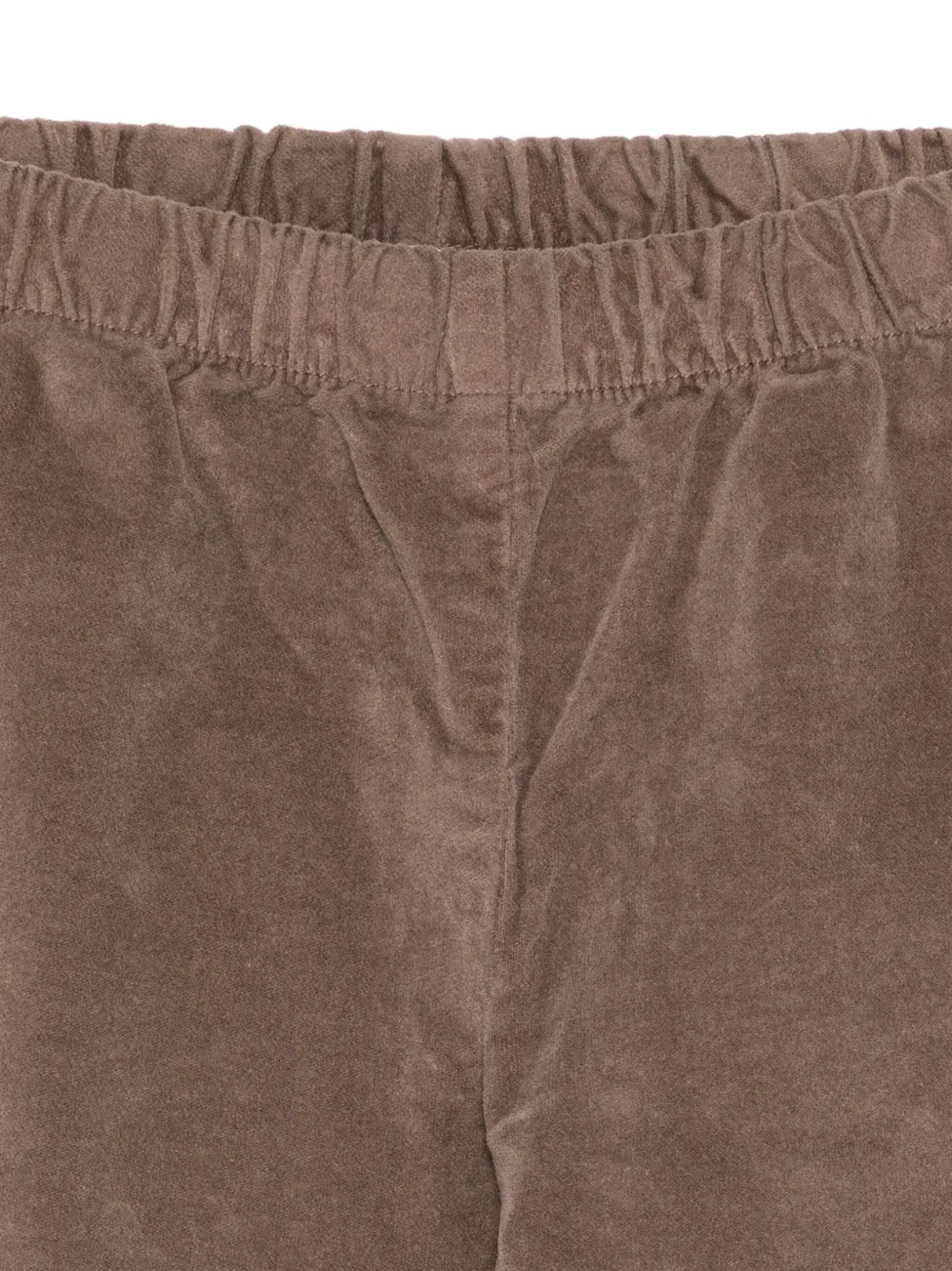 Il Gufo Elasticated Corduroy Trousers In Brown