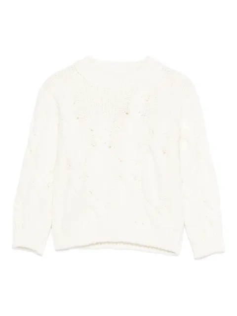 Il Gufo cable-knit jumper