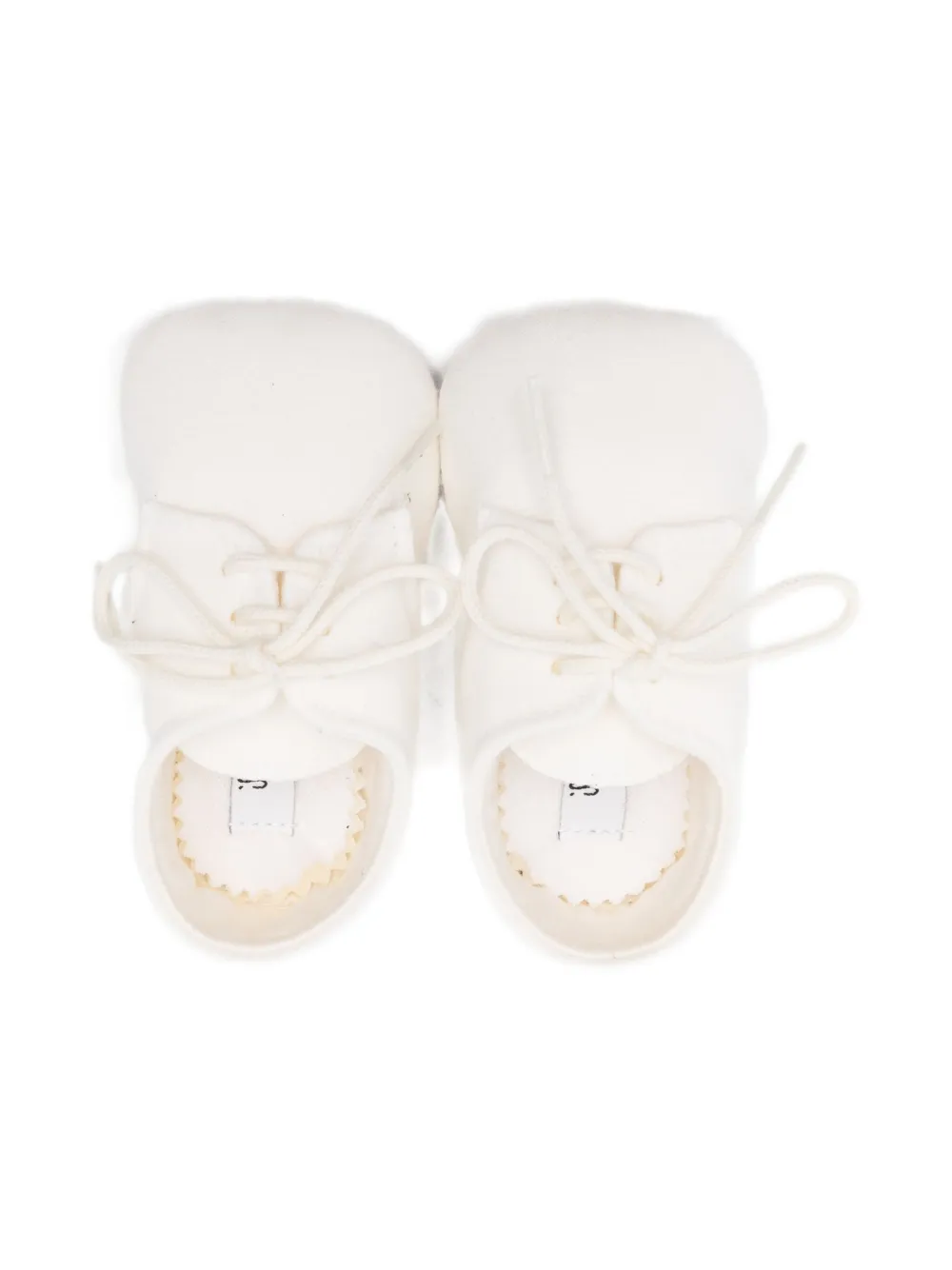Il Gufo Lace-up Pre-walkers In White