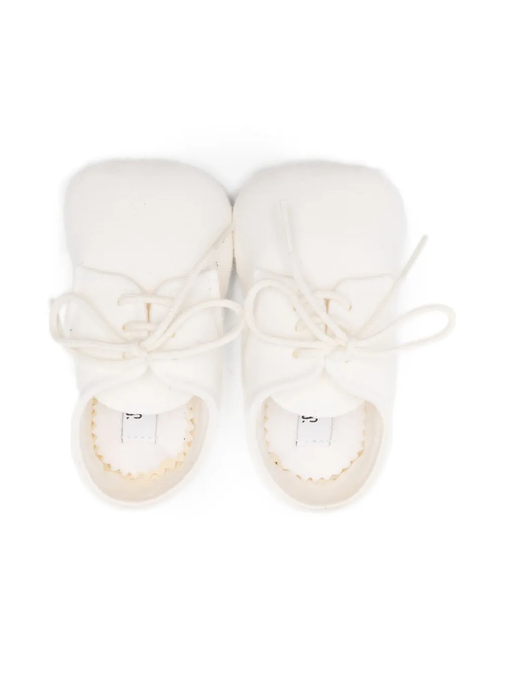 Il Gufo Slofjes met veters Wit