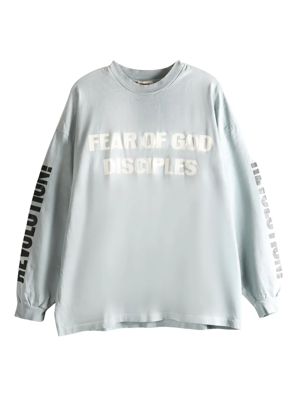 Fear Of God Relaxed Disciple Long-sleeve T-shirt In Blue
