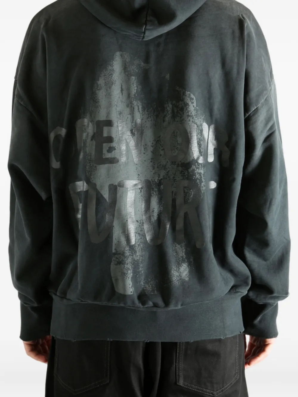Fear Of God Cotton Hoodie In Gray