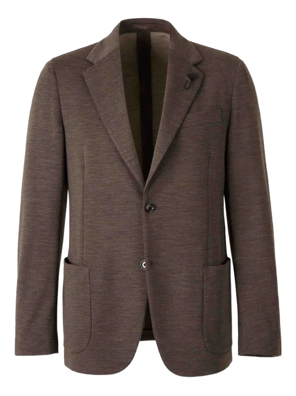 Lardini blazer de lana con botones | marrón | Image 1