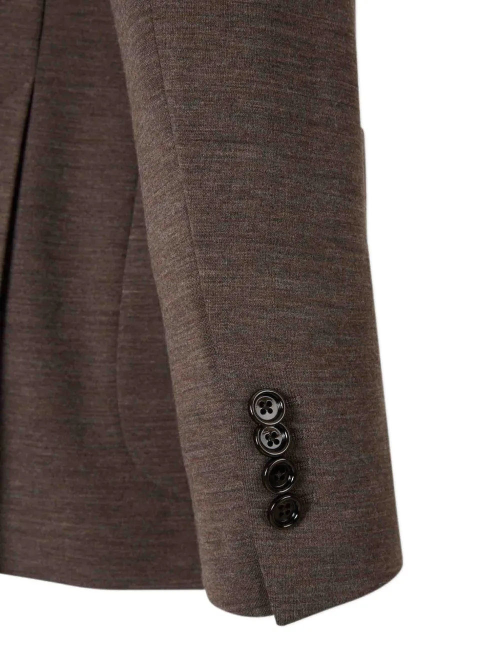 Lardini Wollen blazer met enkele rij knopen Bruin