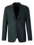 Zegna single-breasted suit jacket - Black
