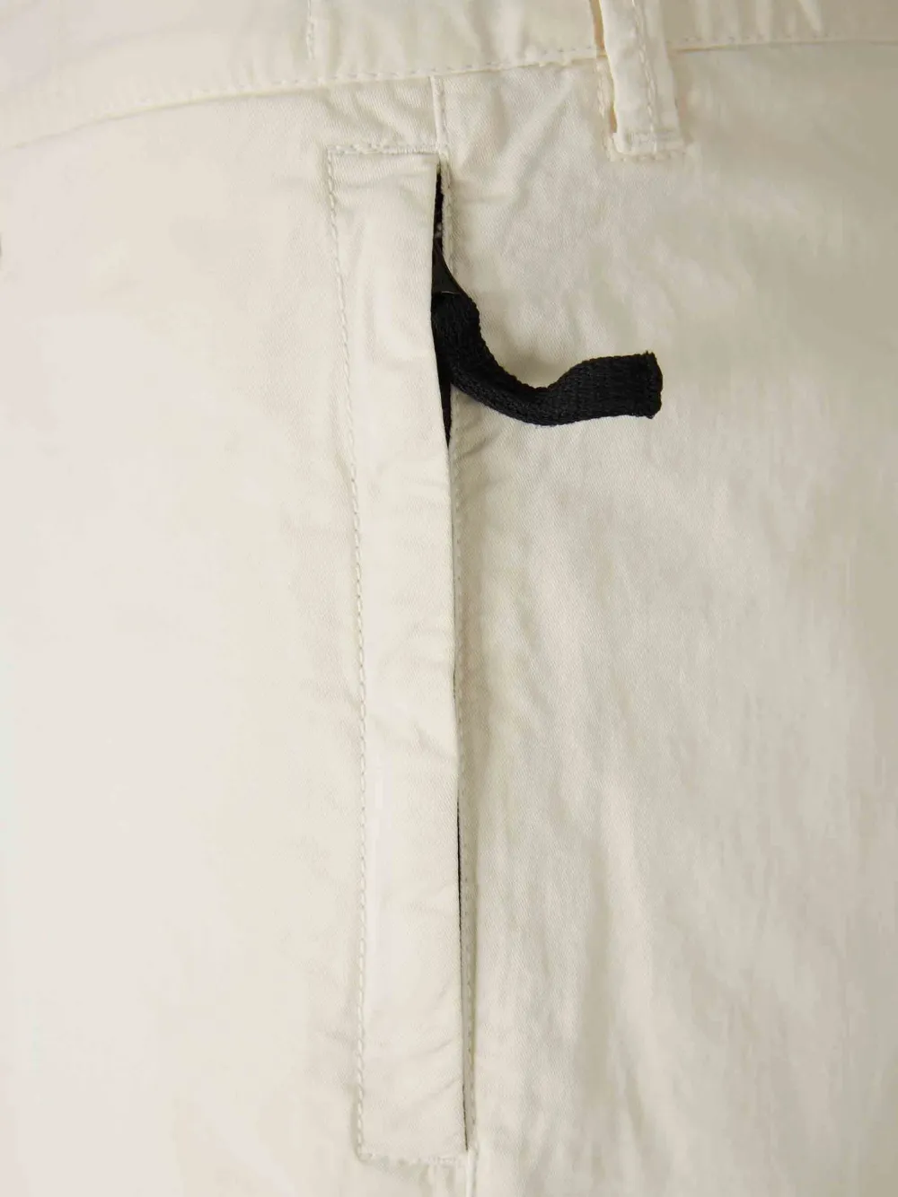 Stone Island Logo-patch Pants In White