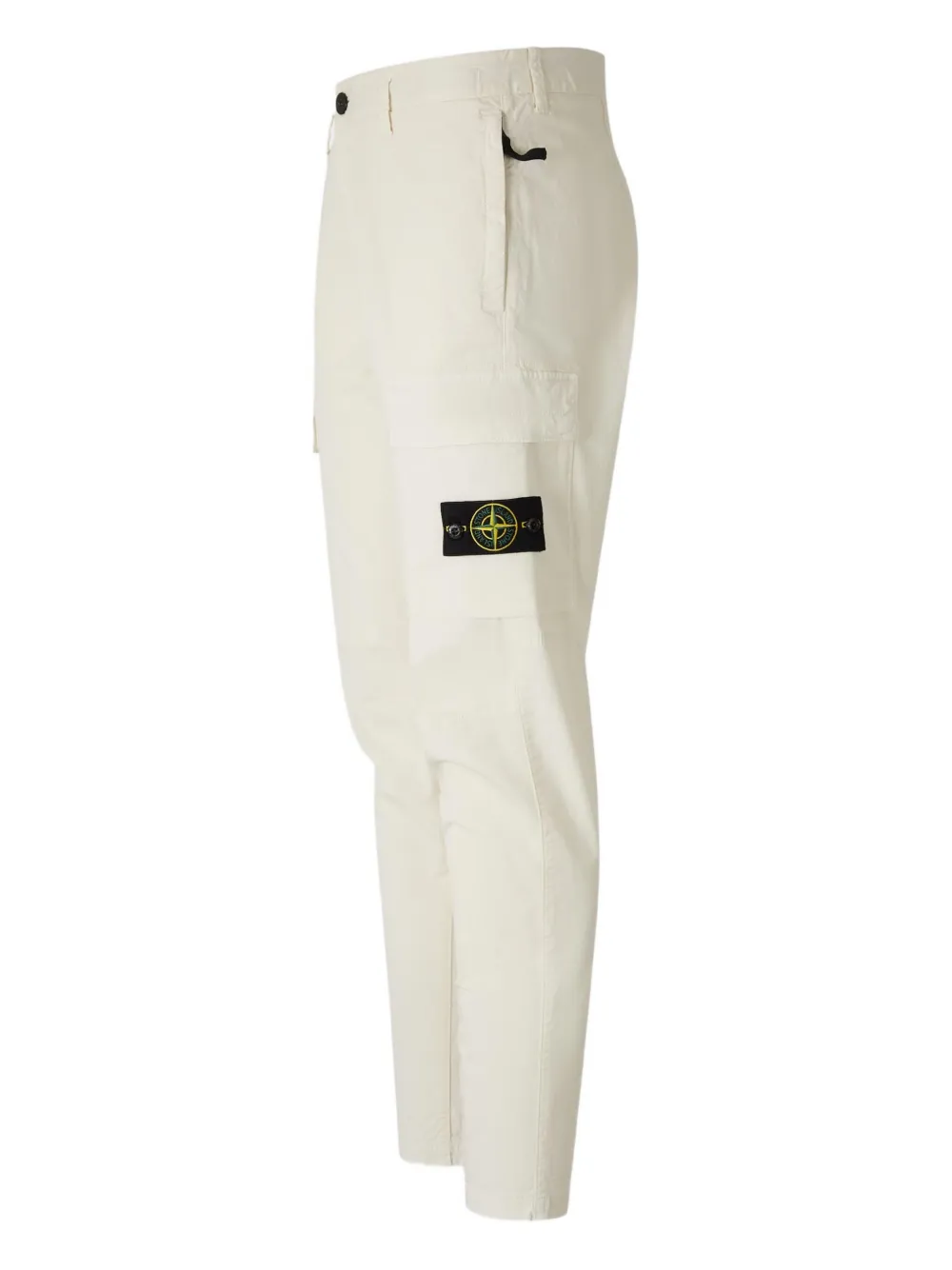 Stone Island logo-patch pants - Beige