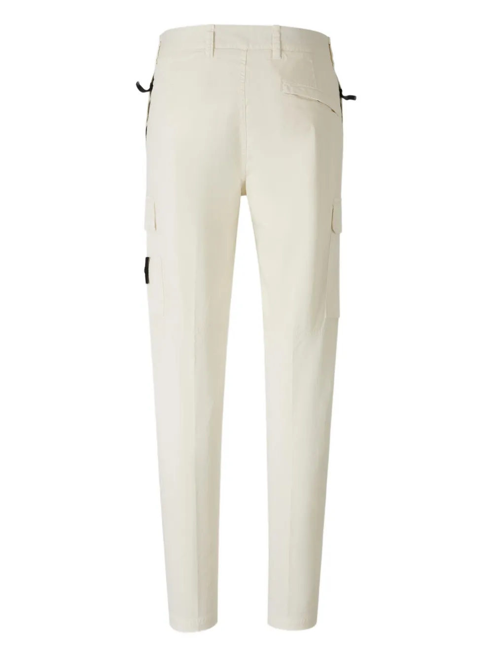 Stone Island Logo-patch Pants In White