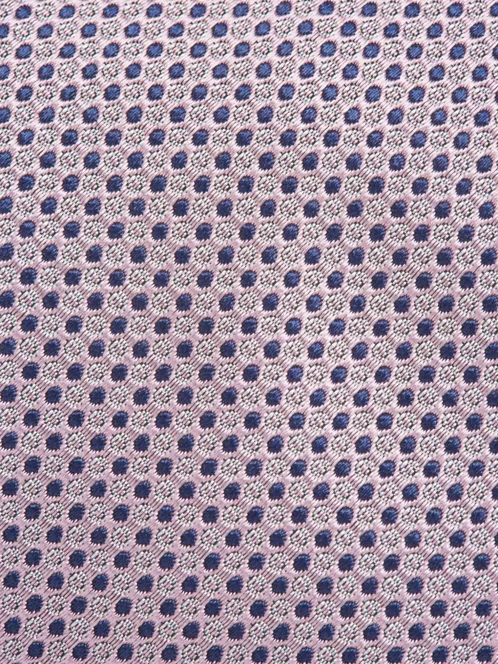 Zegna Dotted Silk Tie In Pink