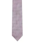Zegna dotted silk tie - Pink