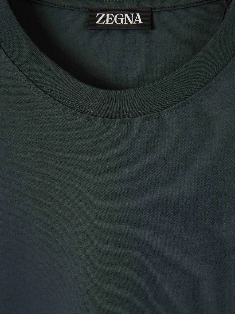 Zegna Katoenen T-shirt Zwart