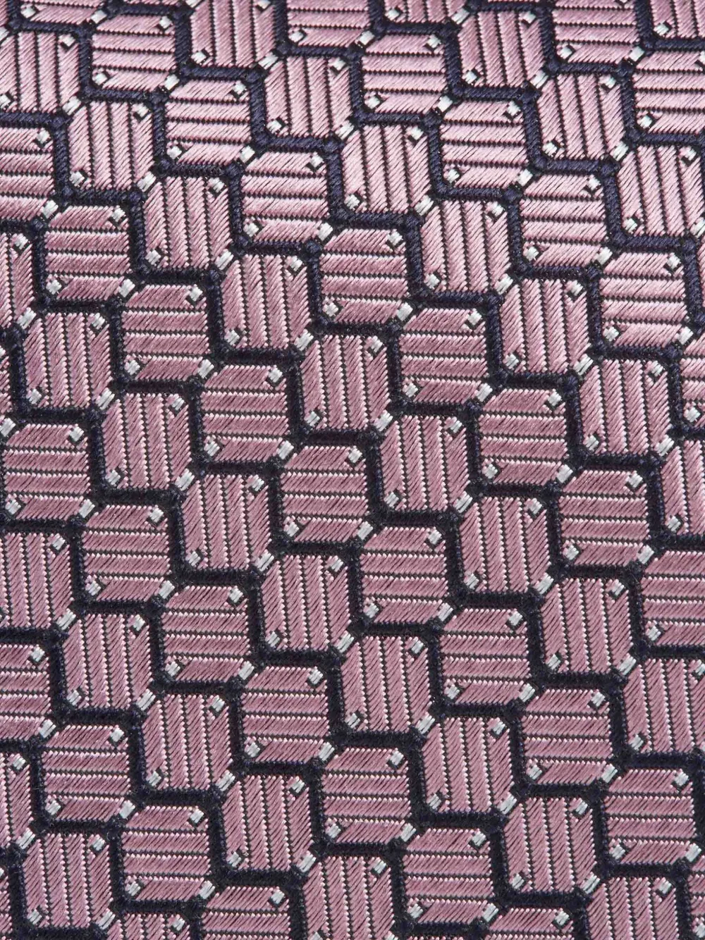 Zegna Textured-finish Silk Tie In Pink