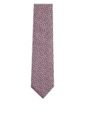Zegna textured-finish silk tie - Pink