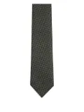 Zegna dot-pattern tie - Black