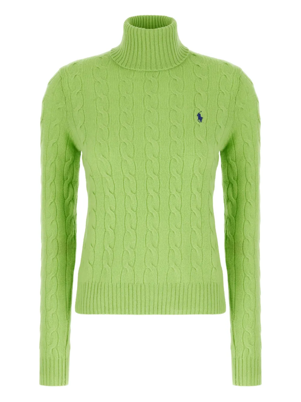 Polo Ralph Lauren ケーブルニット タートルネックセーター - グリーン Polo Ralph Lauren ケーブルニット タートルネックセーター - グリーン
