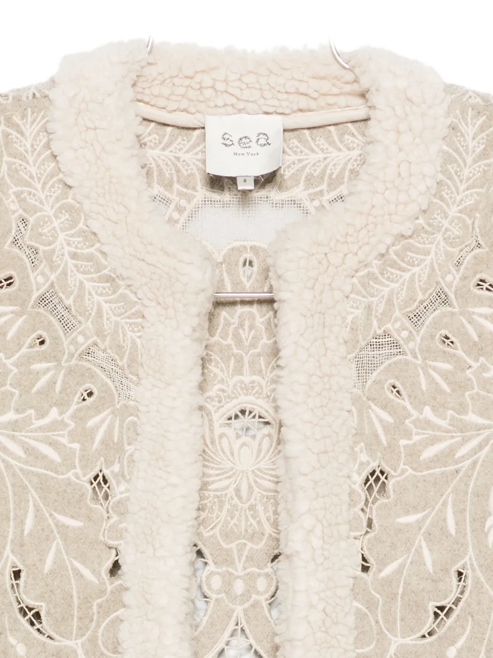 Sea Ceci Weste Mit Stickerei In White
