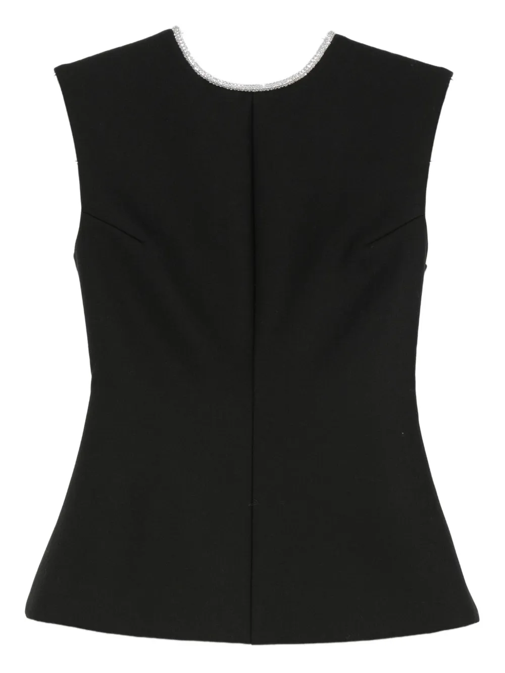 Rohe Crystal-embellished Open-back Top In Black