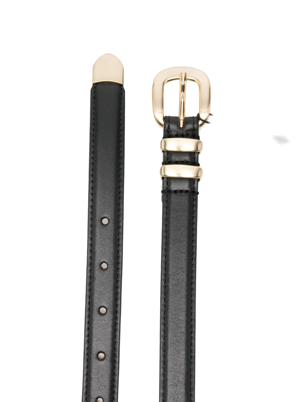 IRO leather belt - Zwart