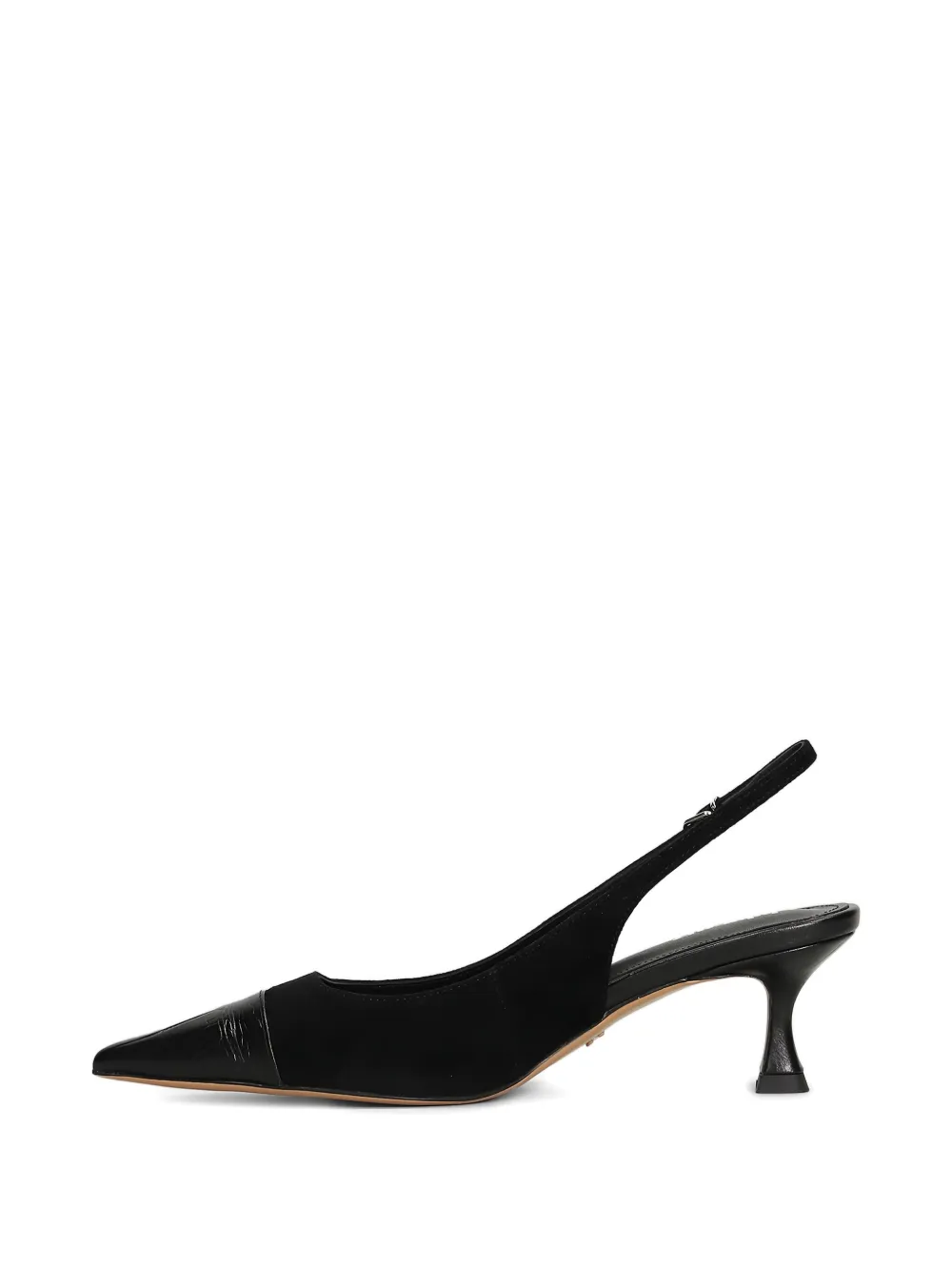 Lola Cruz Pointed-toe Slingback Pumps In Black
