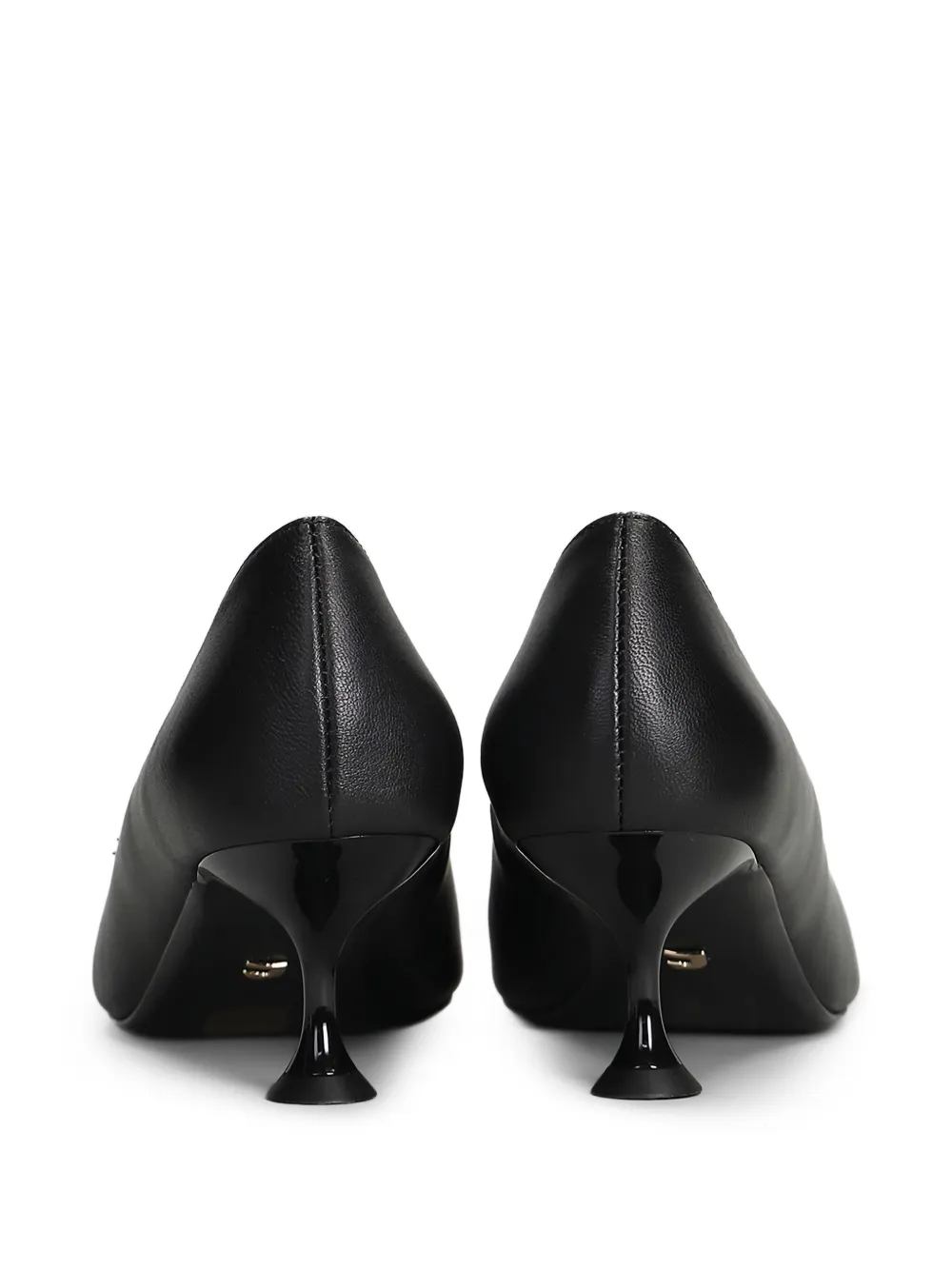 Lola Cruz 55 mm Navari pumps met veters Zwart