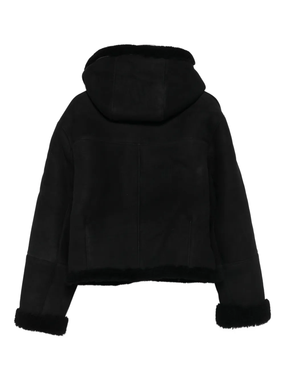 Iro Suede Coat In Black