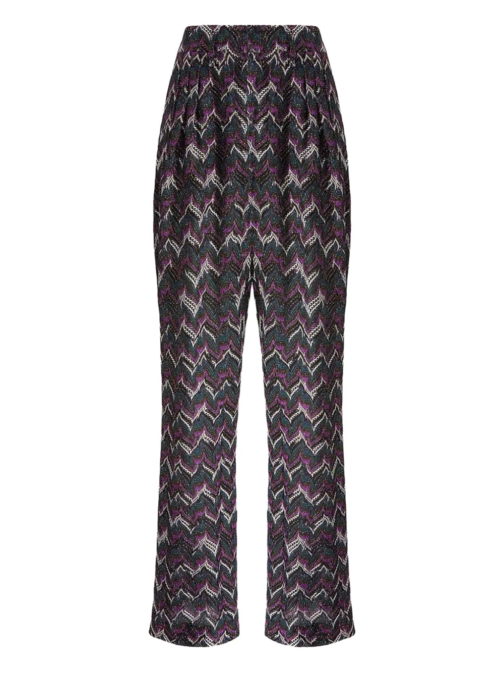 Missoni Broek met zigzag-patroon Zwart