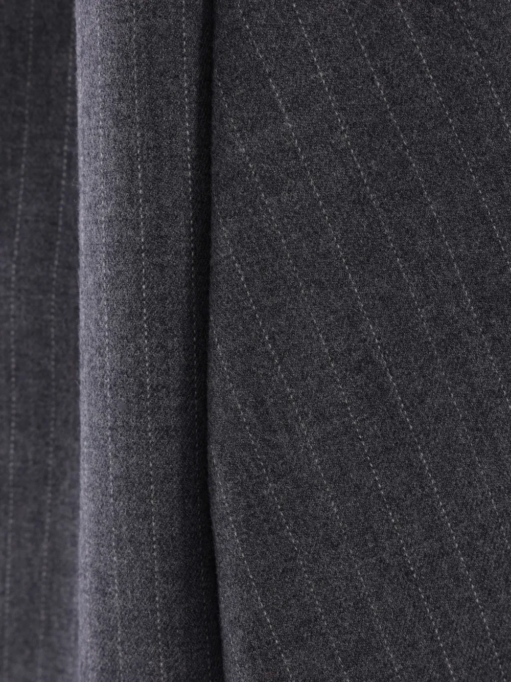 Comme Des Garçons pinstripe midi skirt Grijs