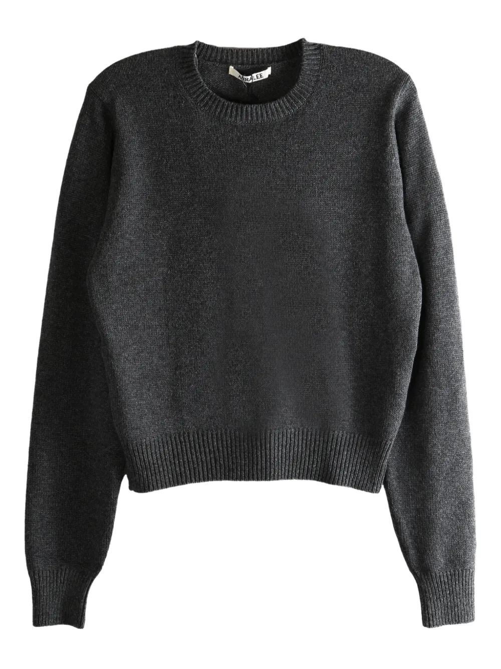 Auralee ribbed-trim sweater | Grey | Image 1
