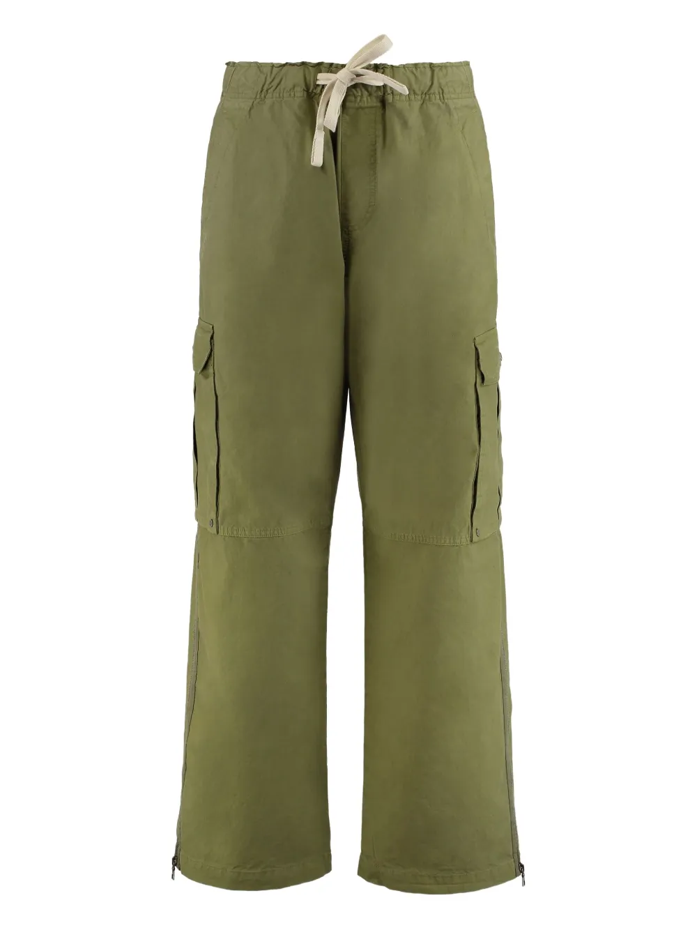 Palm Angels drawstring cargo trousers | Green | Image 1