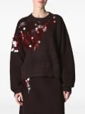 Roberto Collina sequin-embellished sweater - Brown