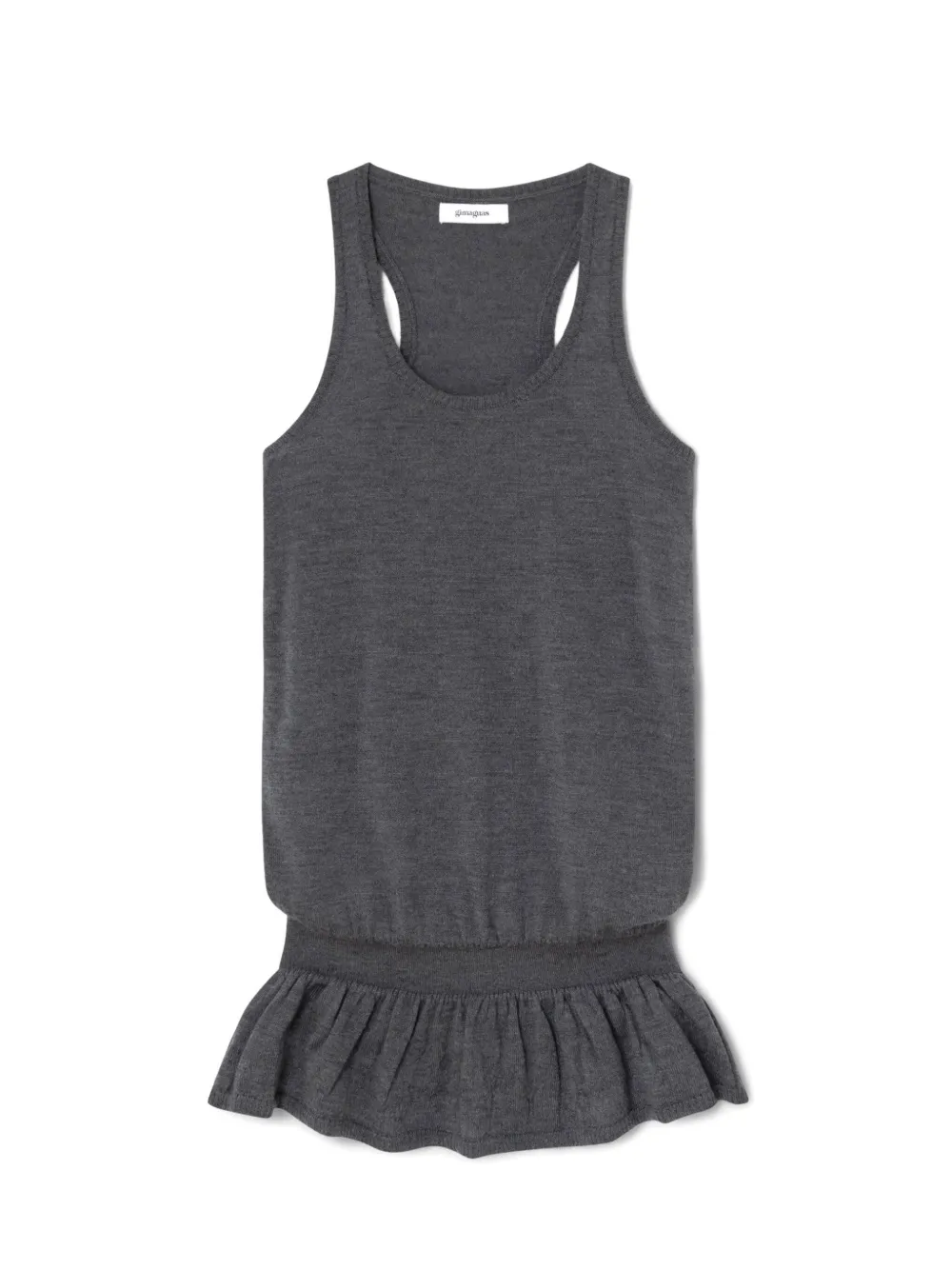Gimaguas Fille mini-jurk met ruches - Grijs