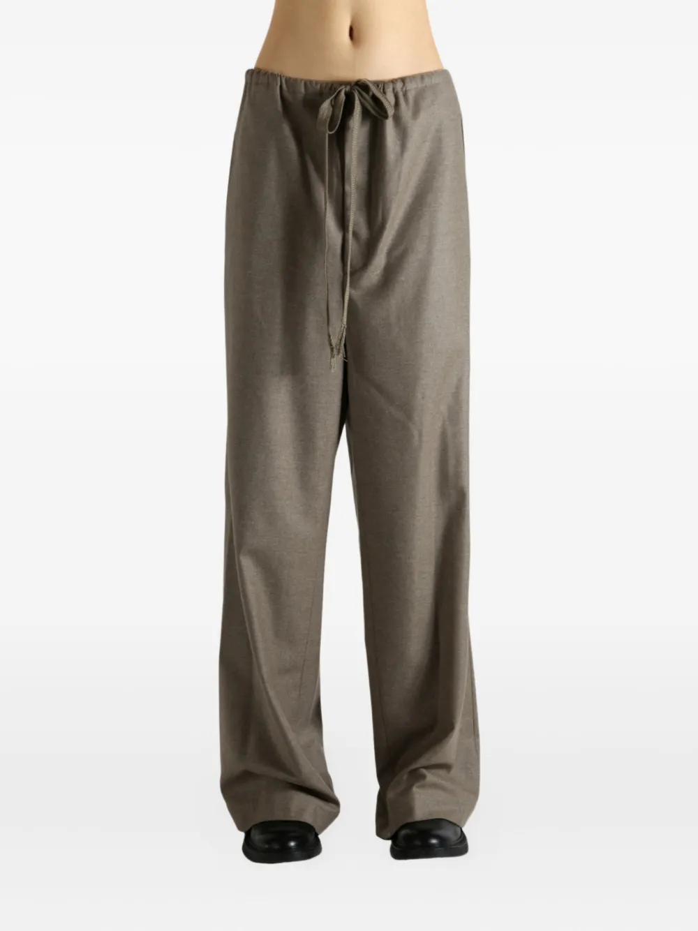 Auralee drawstring trousers - Bruin