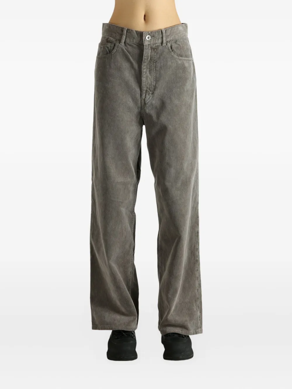 Auralee corduroy trousers - Bruin