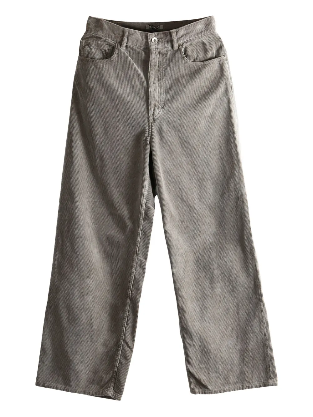 Auralee Corduroy Trousers In Brown