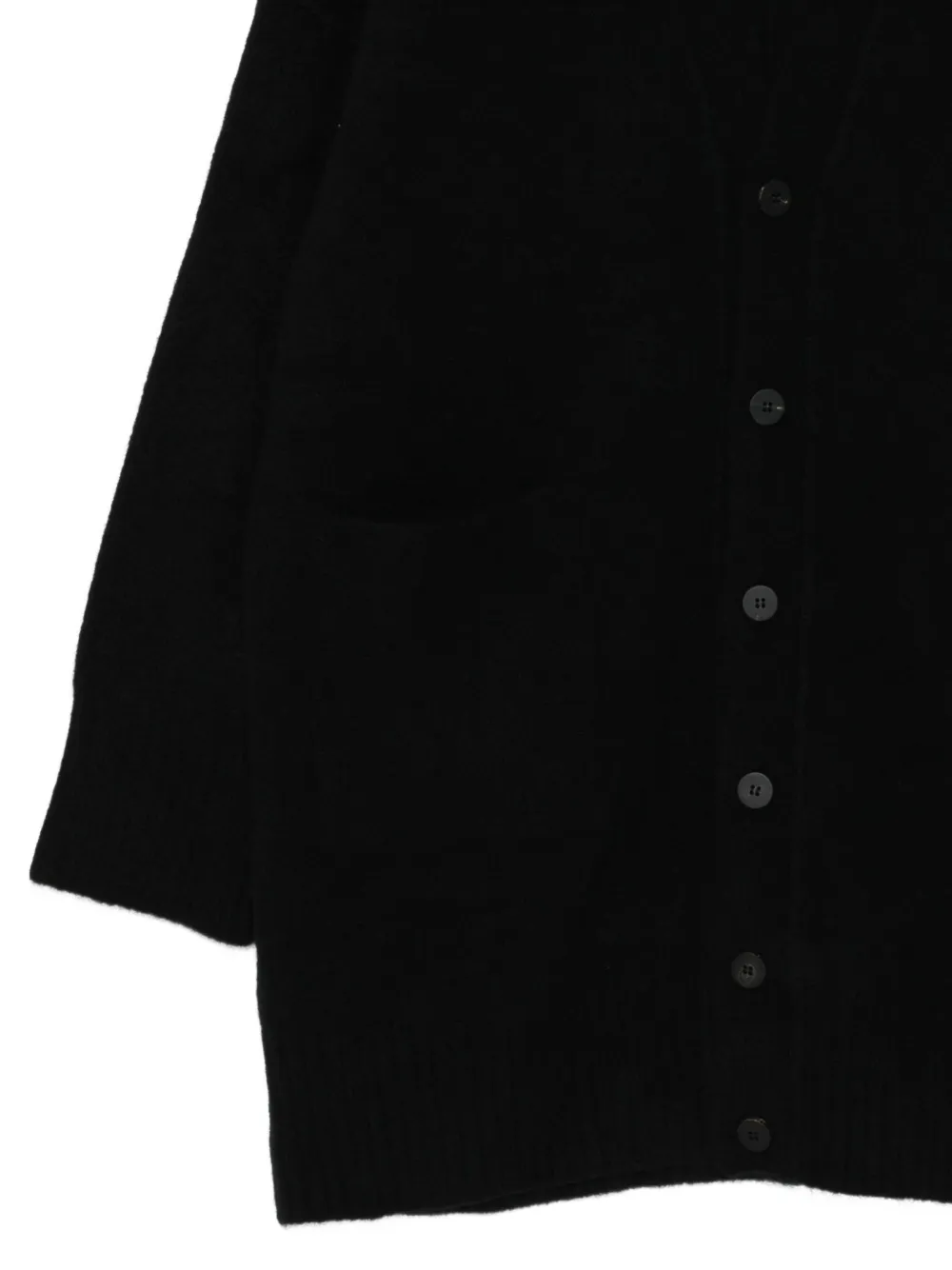 Isabel Benenato Gebreide vestjas Zwart