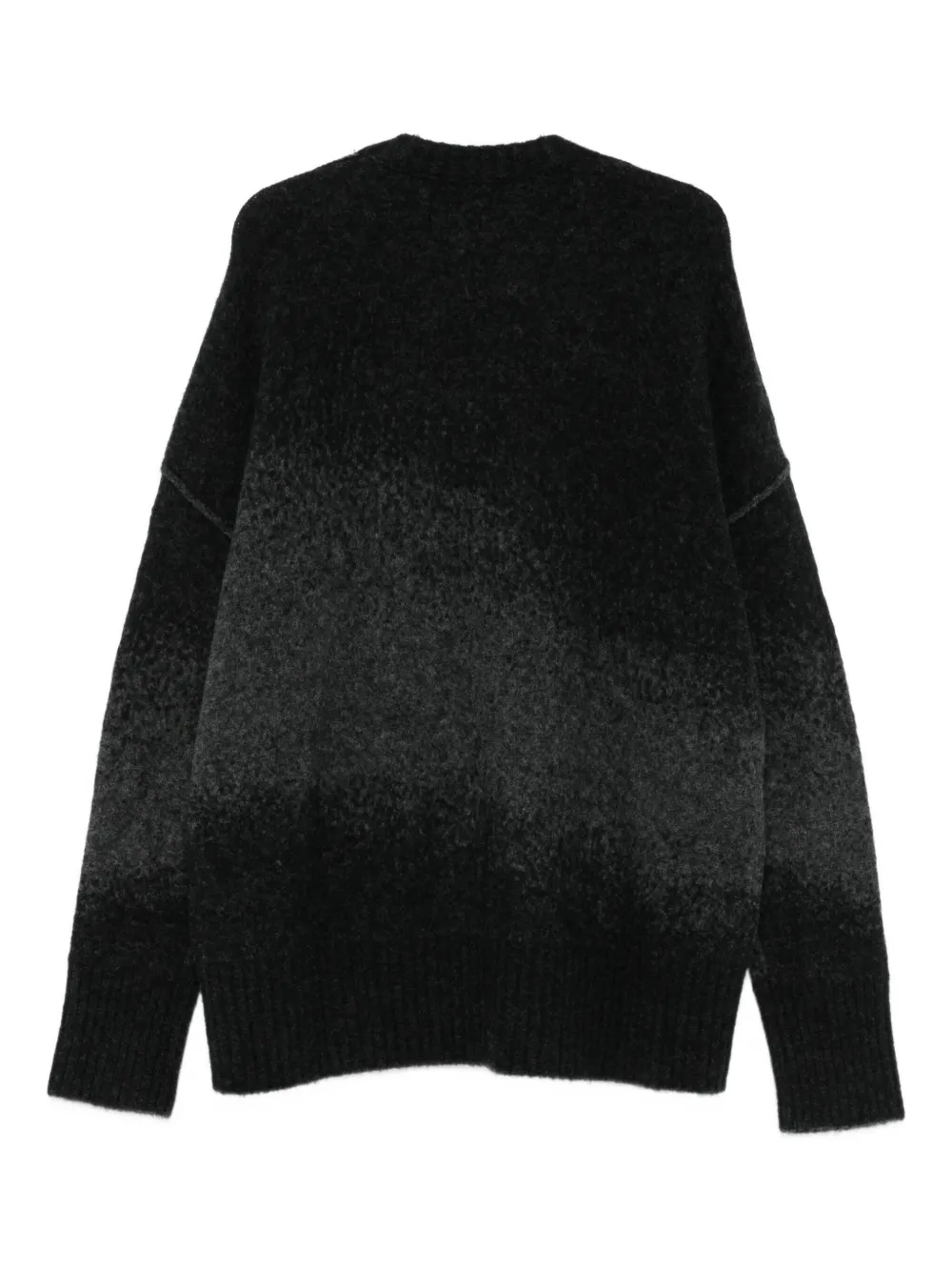Isabel Benenato Trui met jacquard - Grijs