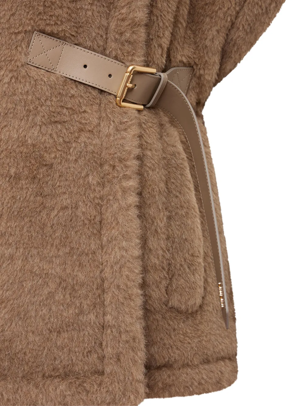 Max Mara Jas met riem Bruin