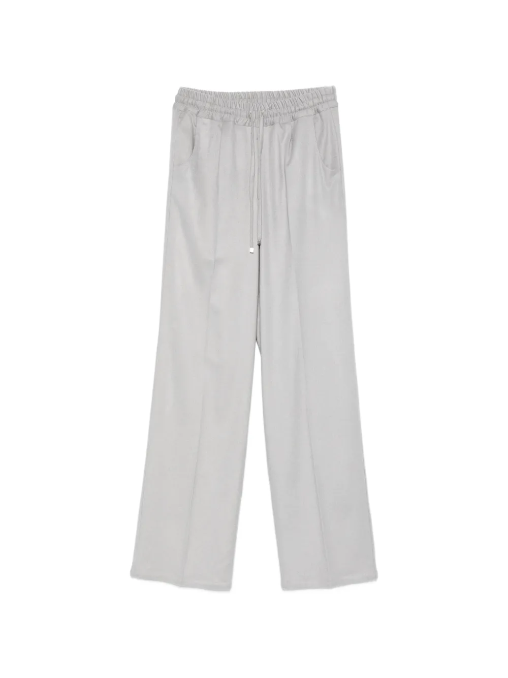 Kiton elasticated-waistband trouse - Grigio