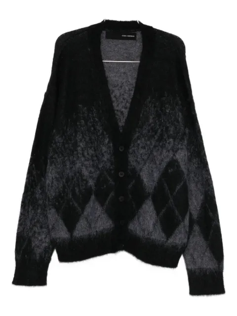 Isabel Benenato argyle-knit cardigan