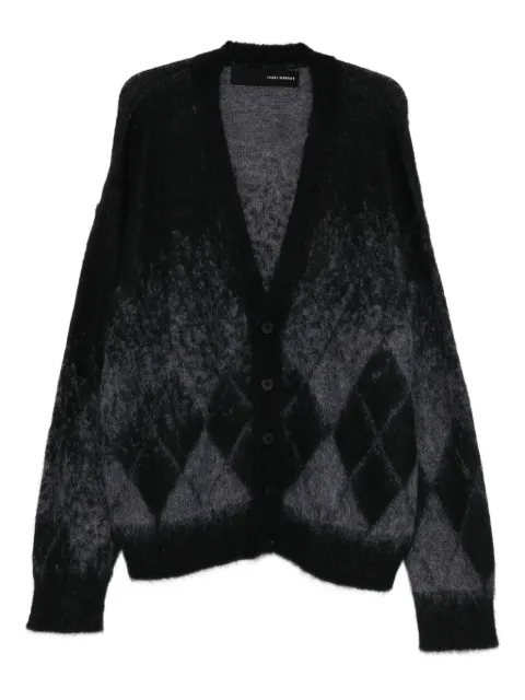 Isabel Benenato argyle-knit cardigan