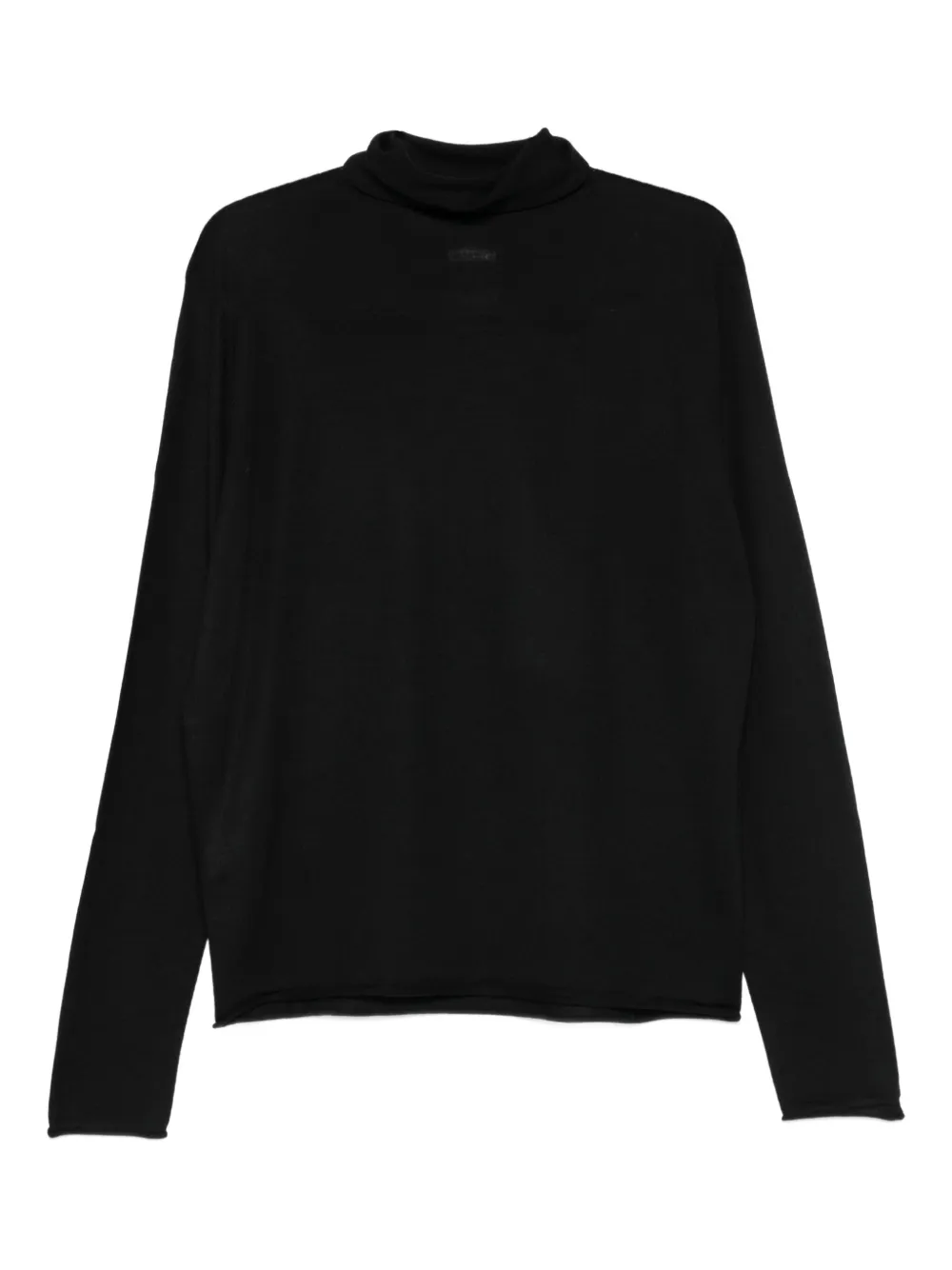 Isabel Benenato pull en maille fine | noir | Image 1