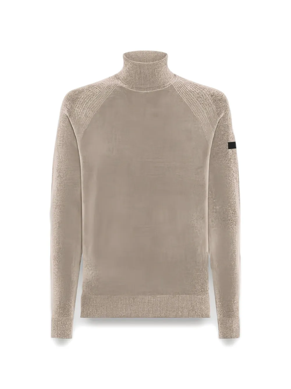 RRD high-neck patch-pocket sweater - Beige