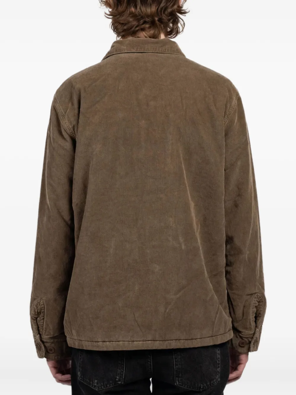 Hartford Button-fastening Shirt Jacket In Brown