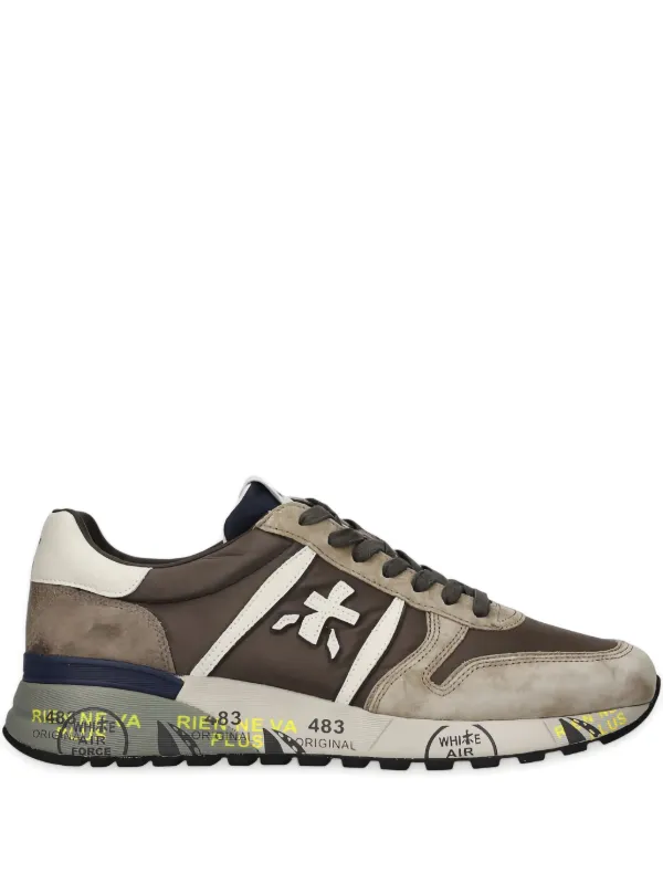 Premiata Zapatillas Lander Con Detalle Cruzado | Gris | FARFETCH ES