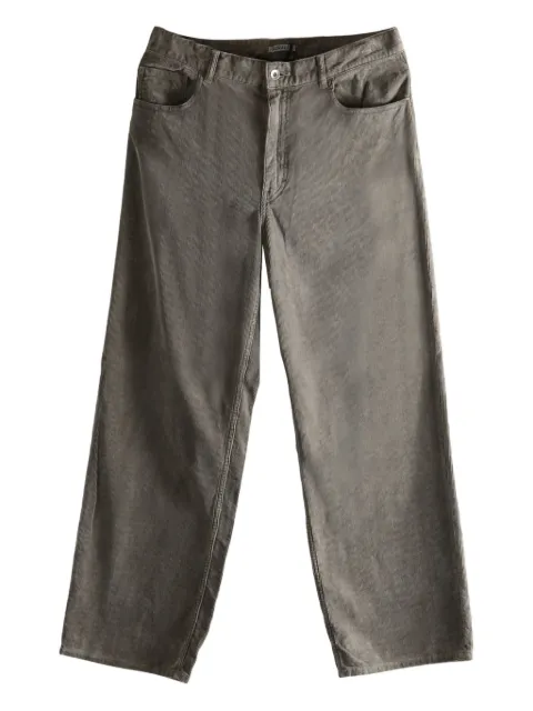 Auralee wide-leg corduroy trousers